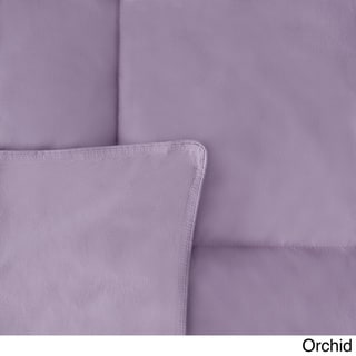 National Sleep Products Oversized Cotton Superluxe Down Alternative Comforter (TWIN - ORCHID)