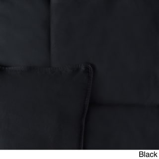 National Sleep Products Oversized Cotton Superluxe Down Alternative Comforter (KING - BLACK)