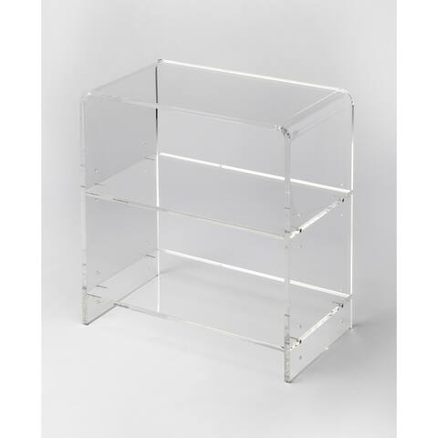 Handmade Butler Crystal Clear Acrylic Bookcase (Taiwan)