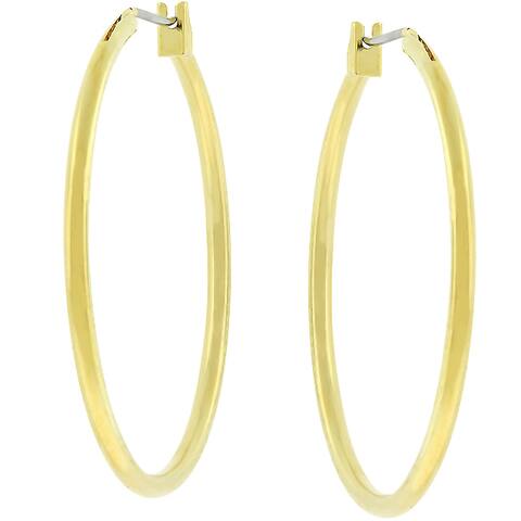 Kate Bissett Basic Golden Hoop Earrings