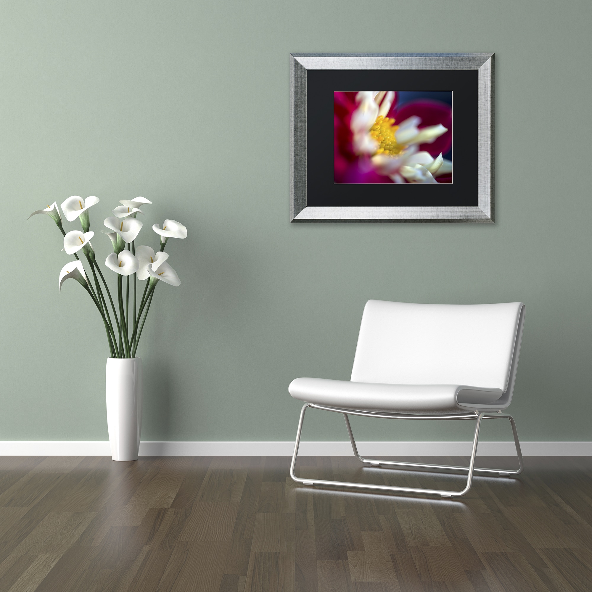Kurt Shaffer A Different Kind Of Dahlia Matted Framed Art Overstock 12052061