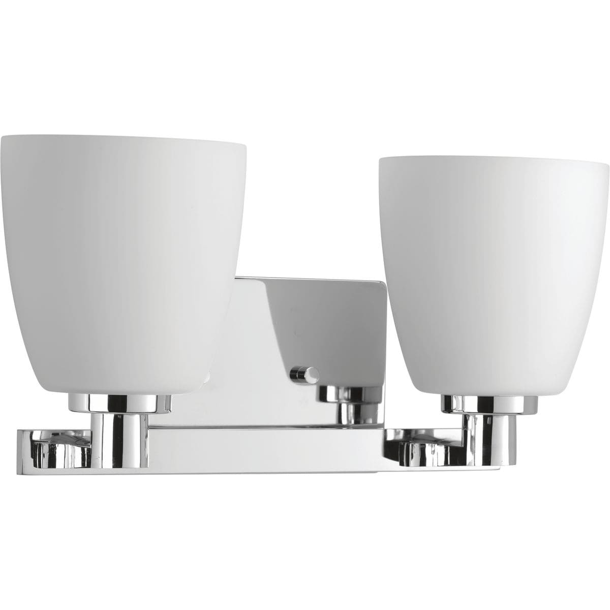 Fleet Collection 2-Light Polished Chrome Etched Opal Glass Coastal Bath Vanity Light