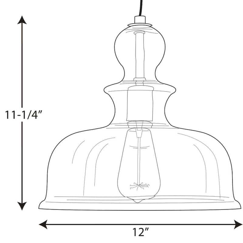 Progress Lighting P5332-09 Staunton 1-light Pendant