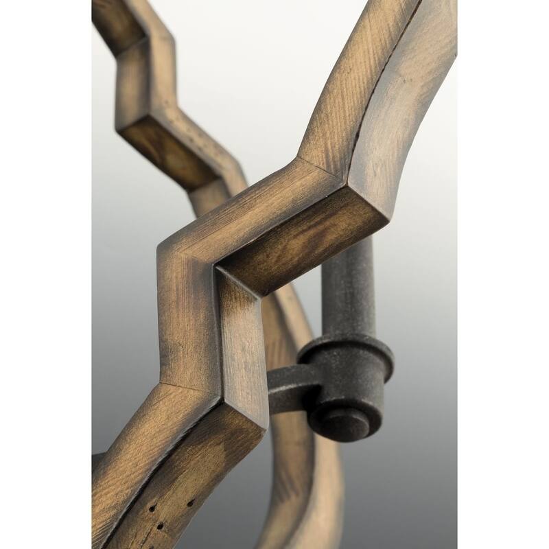 Spicewood Collection 4-Light Gilded Iron Farmhouse Chandelier Light