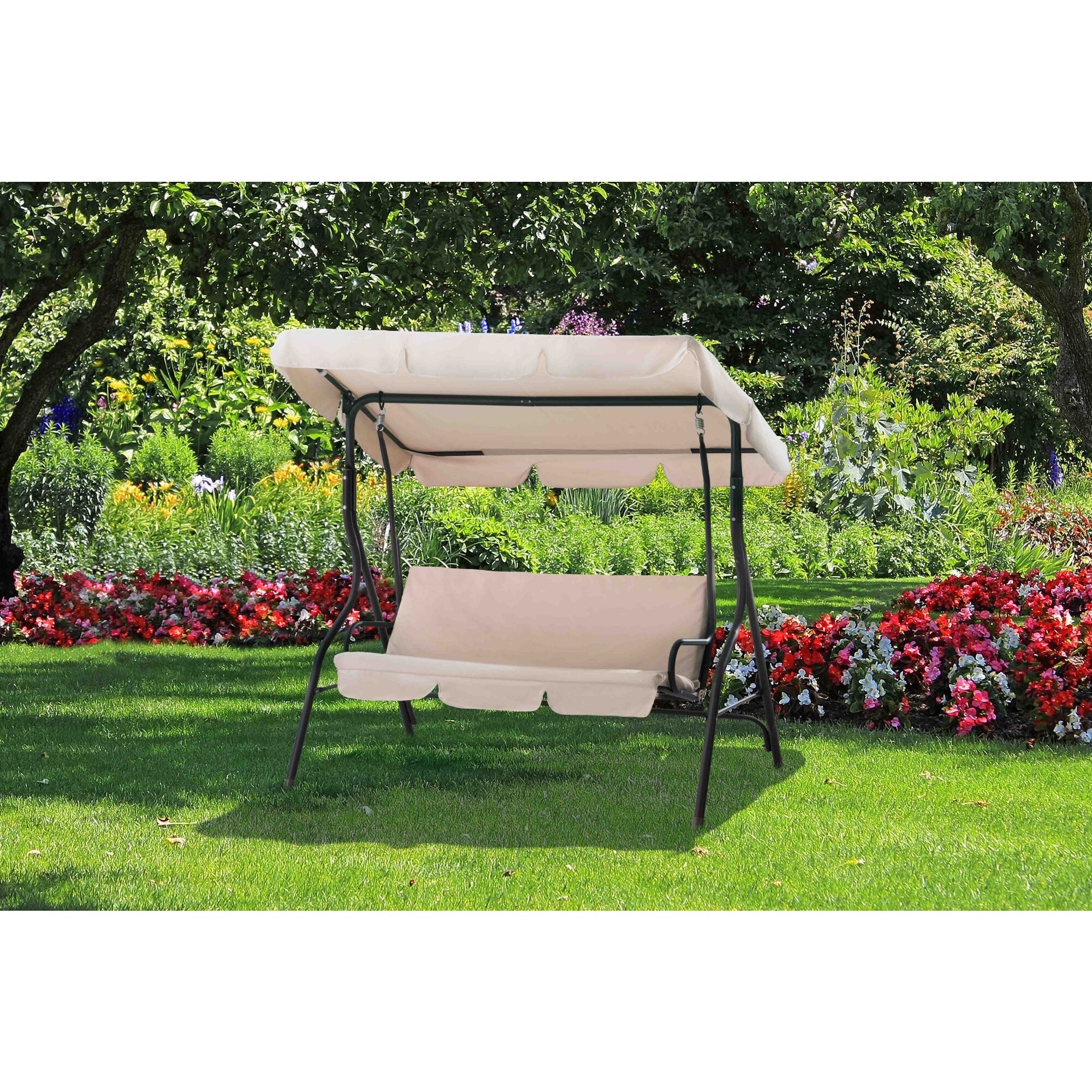 sunjoy love seat swing