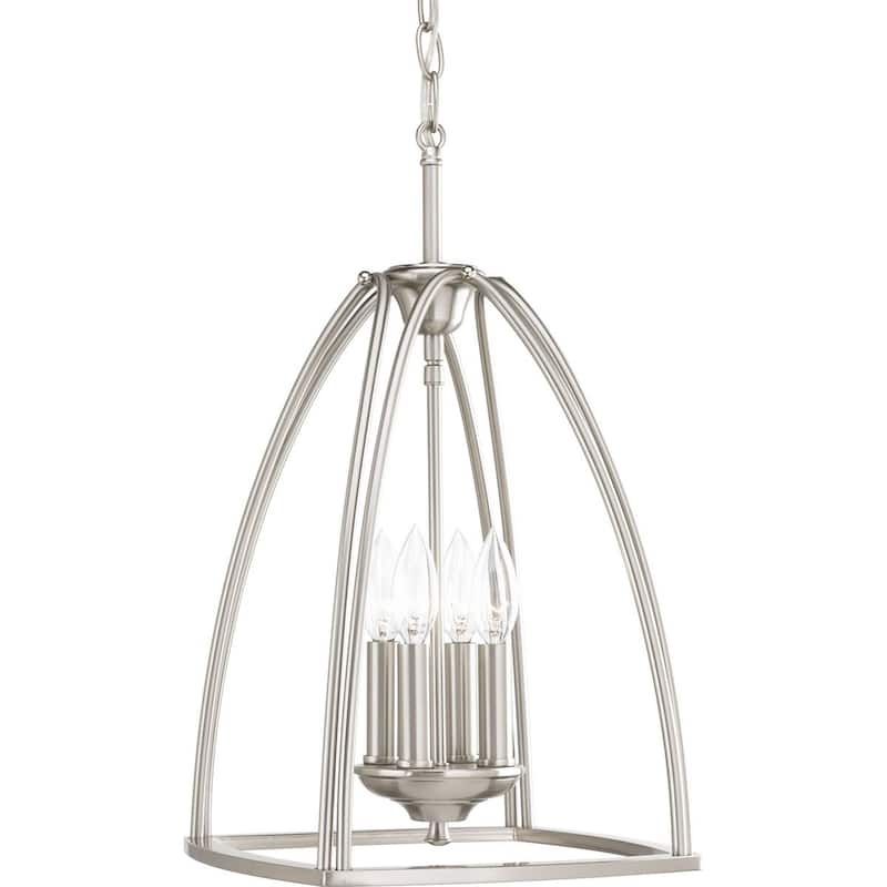 Progress Lighting Tally Nickel Steel 4-light Foyer - N/A