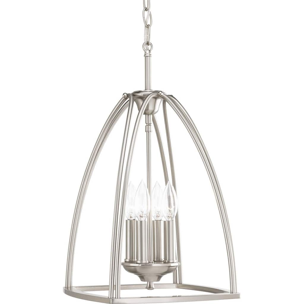 Progress Lighting Tally Nickel Steel 4-light Foyer - N/A