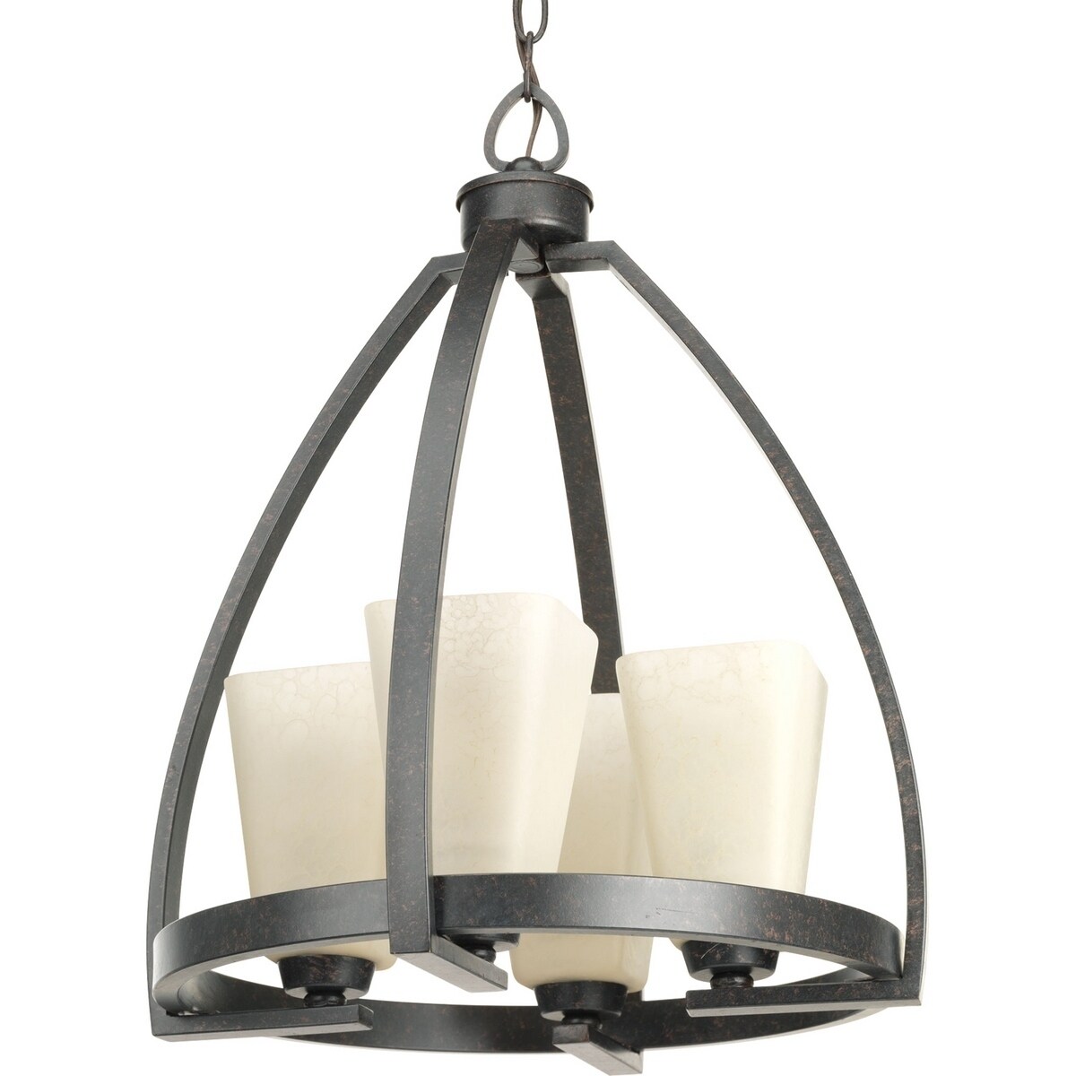 Progress Lighting P4657-84 Ridge 4-light Chandelier - N/A (Espresso) - Chandeliers For Bedrooms by Overstock.com