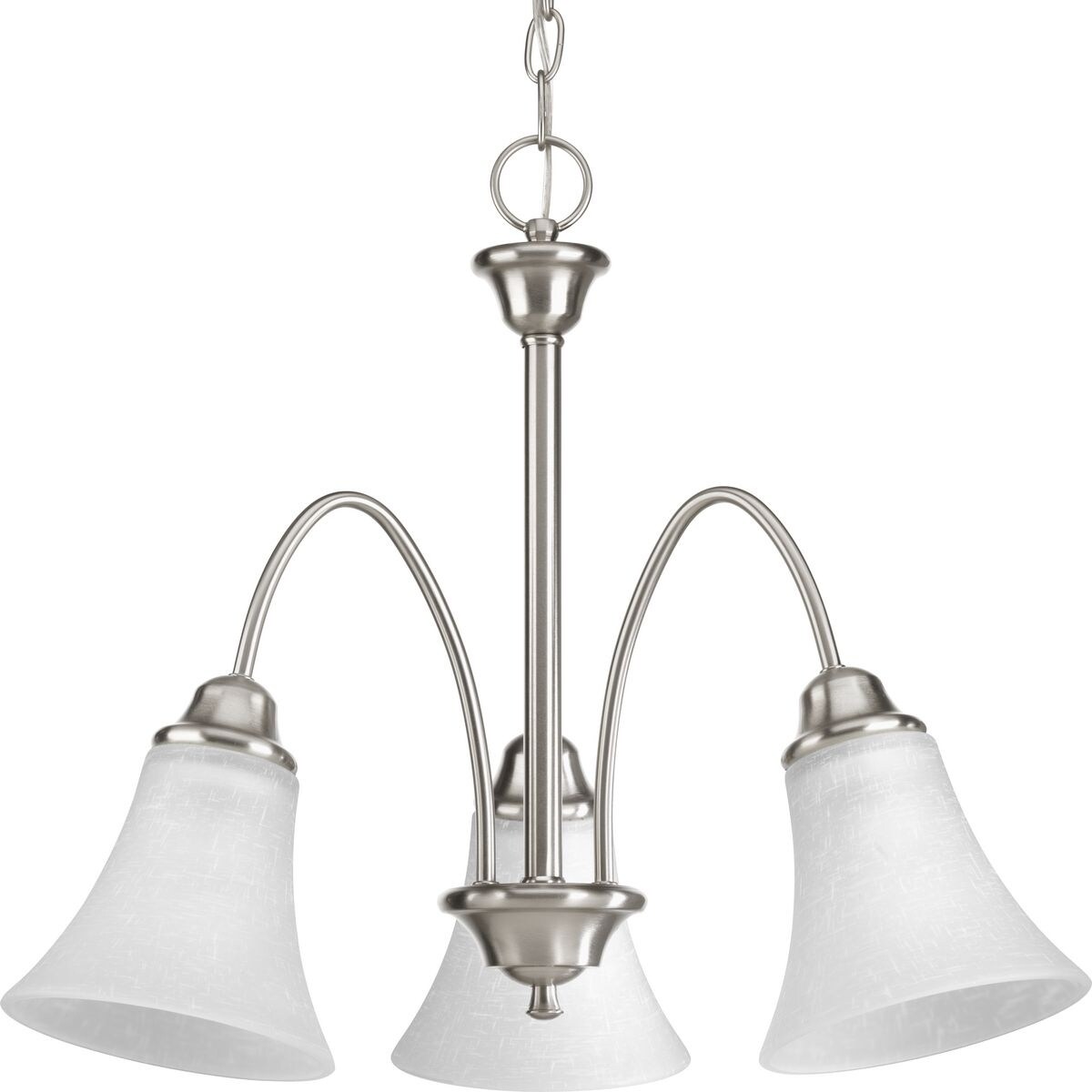 Progress Lighting P4740-09 Tally 3-light Chandelier - N/A (Brushed Nickel) - Chandeliers For Bedrooms by Overstock.com