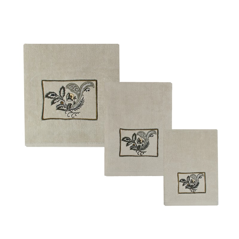 Sherry Kline Findlay 6-piece Embroidered Towel Set