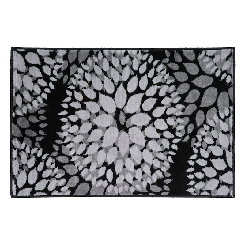 World Rug Gallery Modern Floral Circles Area Rug