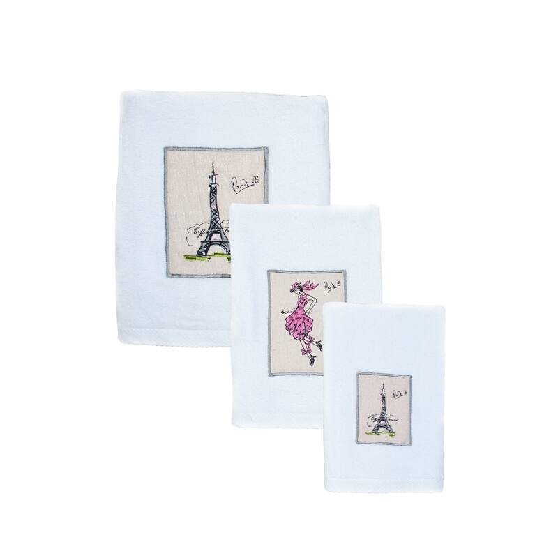 Sherry Kline Paris 6-piece Embroidered Towel Set