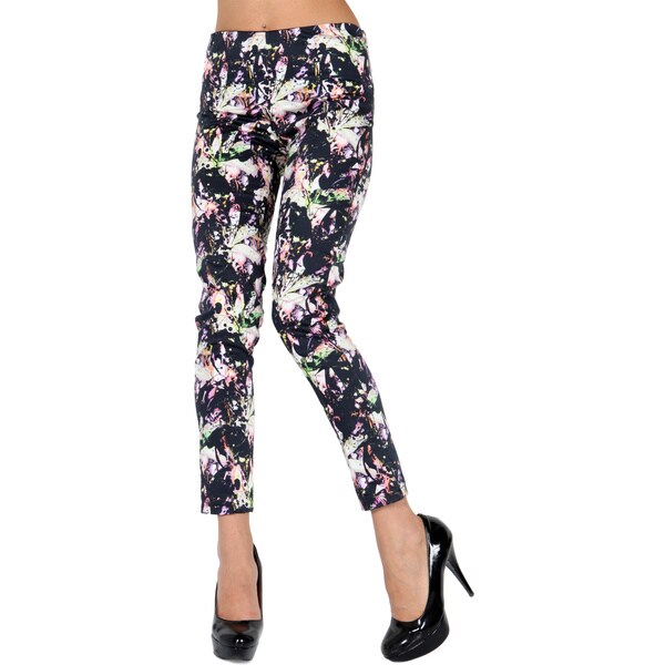 patterned cotton leggings