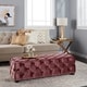 preview thumbnail 8 of 18, Piper Glam Tufted Velvet Ottoman Bench by Christopher Knight Home