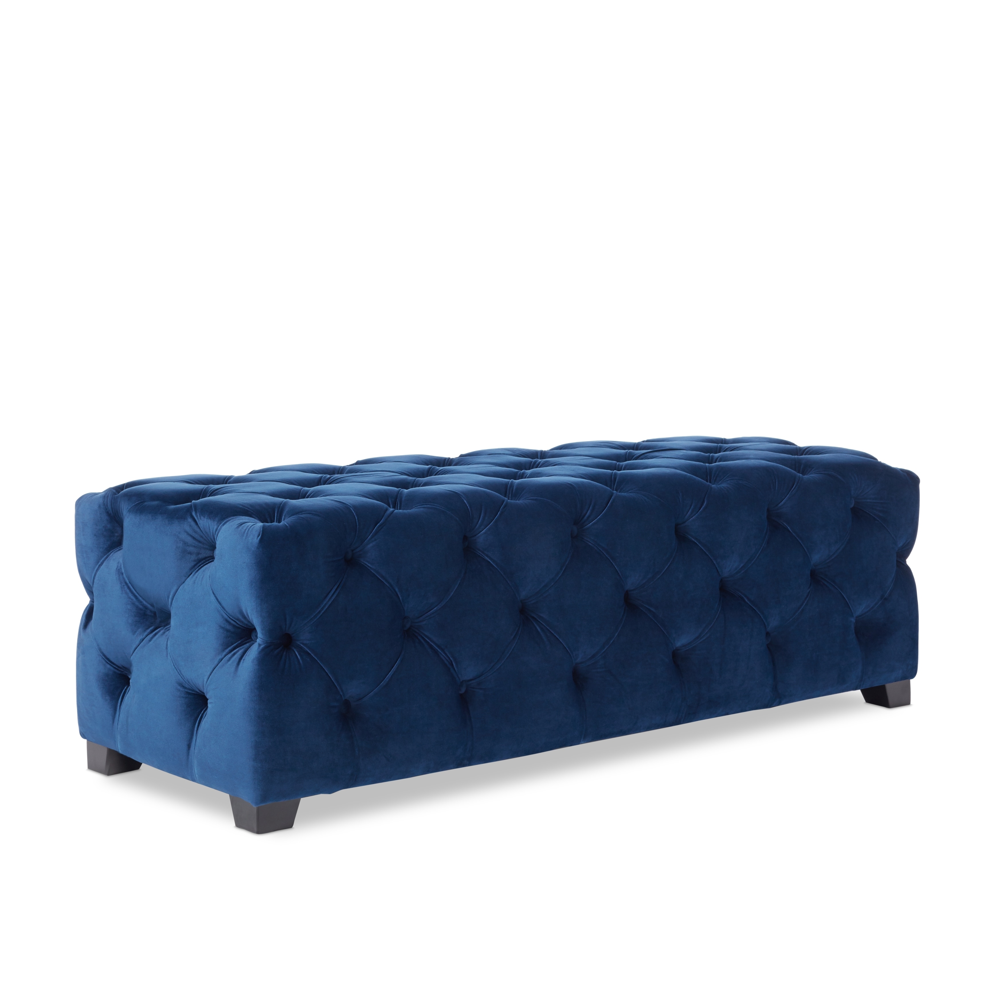 Piper Tufted Velvet Fabric Rectangle Ottoman Bench By Christopher - Picture Of Picture Of piper tufted velvet fabric rectangle ottoman bench by christopher - picture of picture of