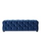 preview thumbnail 3 of 18, Piper Glam Tufted Velvet Ottoman Bench by Christopher Knight Home