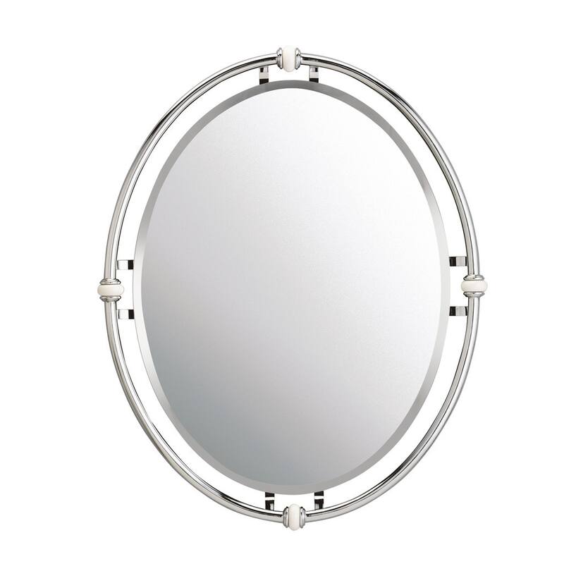 Kichler Lighting Pocelona Collection Chrome Wall Mirror - Silver - A/N