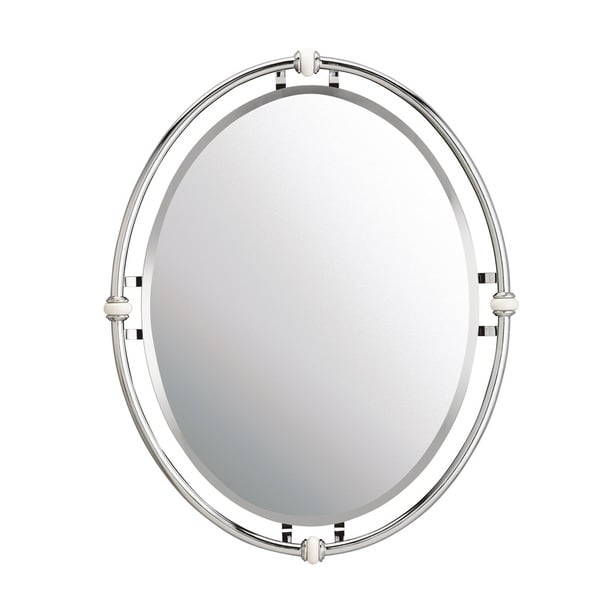 Kichler Lighting Pocelona Collection Chrome Wall Mirror - Silver - N/A