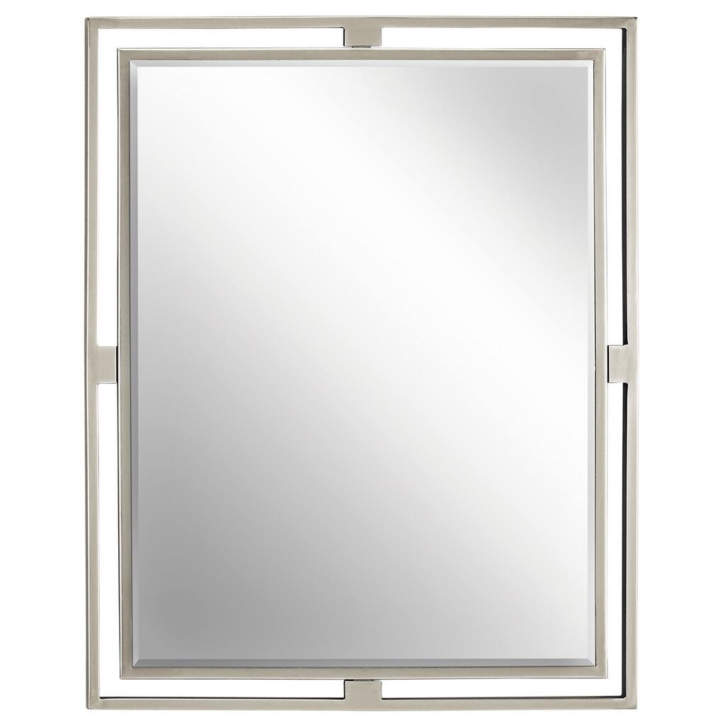 Kichler Lighting Hendrik Collection Brushed Nickel Wall Mirror - Silver - A/N