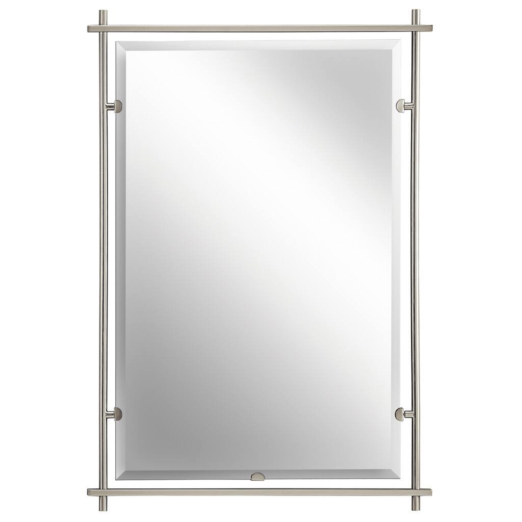 Kichler Lighting Eileen Collection Brushed Nickel Wall Mirror - Silver/Brushed Nickel - A/N