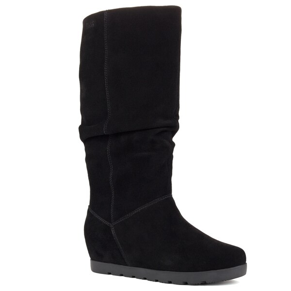 cougar women's waterproof insulated suede tall boots