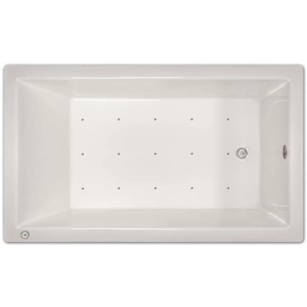 Shop Signature Bath 72inch x 42inch x 18inch Dropin Air tub with