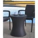 Havenside Home Nantucket Brown Wicker Outdoor Ice Cooler Table - Thumbnail 2