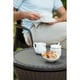 Havenside Home Nantucket Brown Wicker Outdoor Ice Cooler Table - Thumbnail 6