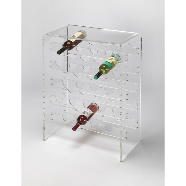 acrylic wine rack