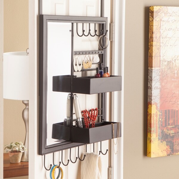 Harper Blvd Jocelin OvertheDoor Jewelry Mirror/ Storage