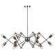 preview thumbnail 6 of 7, Light Society Arachnid Chrome Chandelier