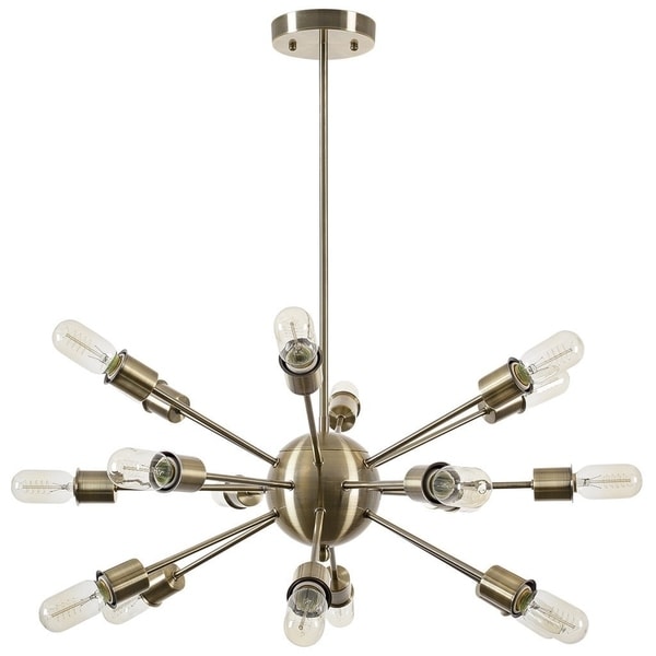 Sputnik 18 Light Chandelier Shapeyourminds Com Light Society Sputnik Br Finished Iron Metal 18 Chandelier