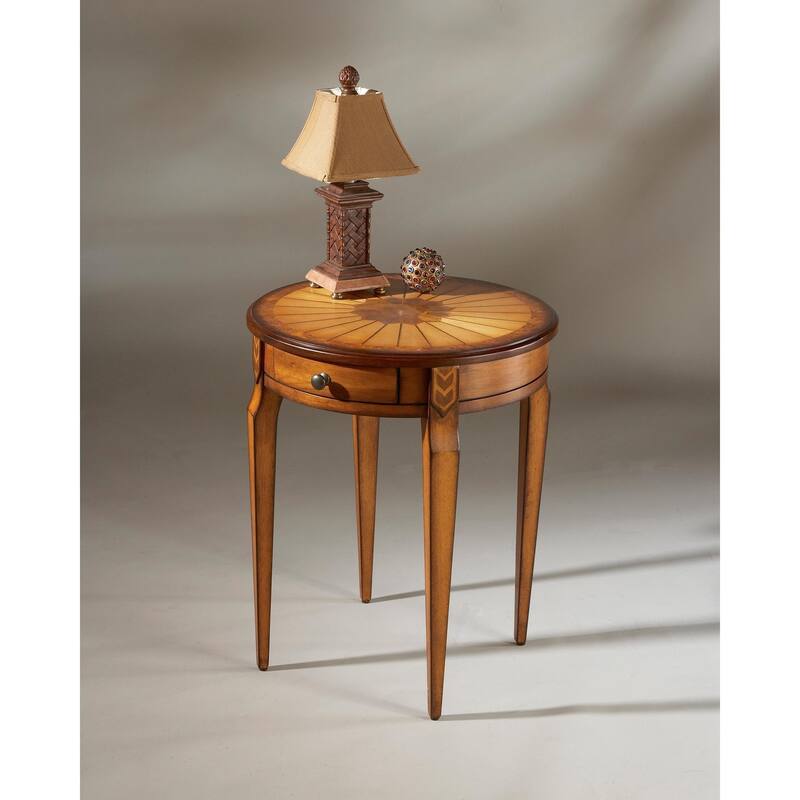 Handmade Archer Olive Ash Burl End Table