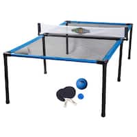Franklin Sports Black/Blue ABS 8-foot x 4-foot Spyder Pong Table Set
