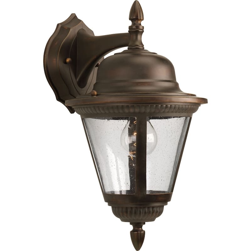 Westport 1-Light Antique Bronze Traditional Outdoor Wall Lantern Light
