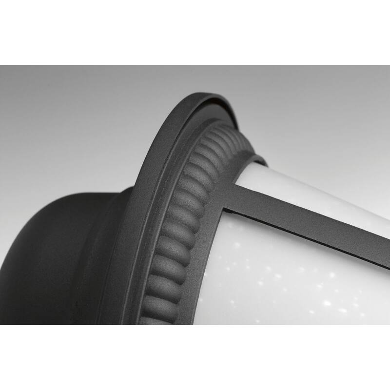 Westport LED 1-Light Black Traditional Outdoor Wall Lantern Light