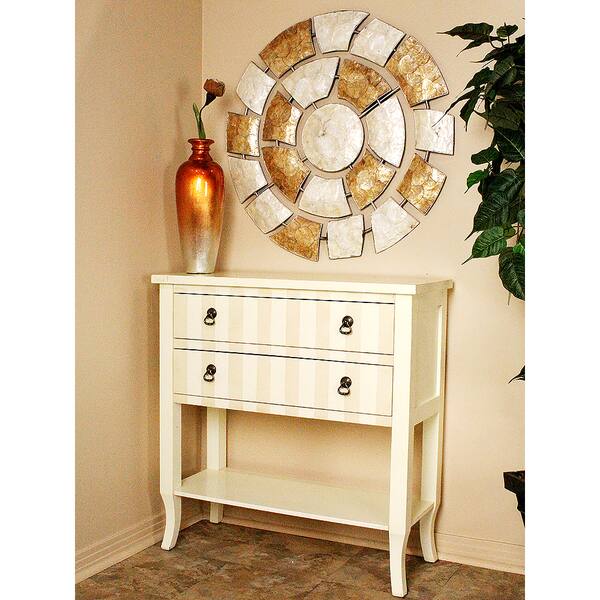 Shop 2 Drawer Bottom Shelf Console Cabinet 2raer On Sale