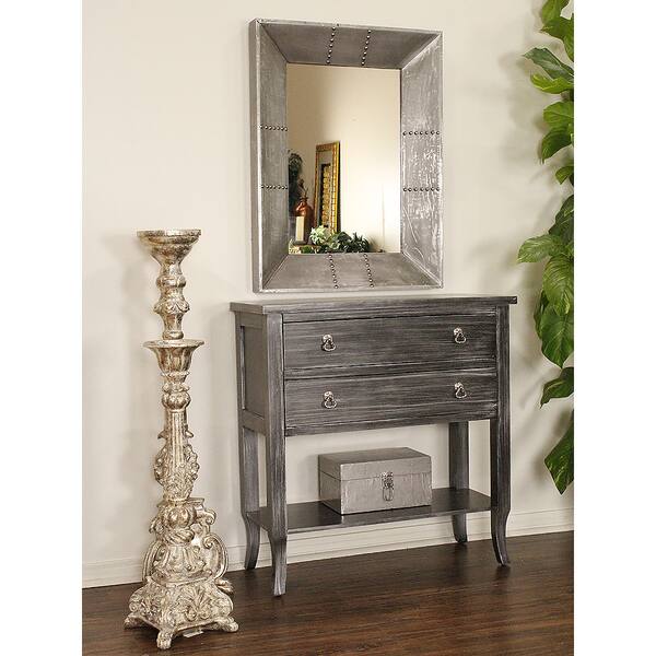 Shop 2 Drawer Bottom Shelf Console Cabinet 2raer On Sale