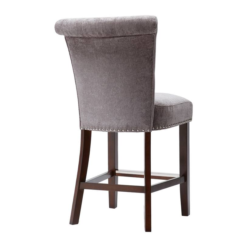 Madison Park Weldon Grey Counter Stool - 21"w x 25.5"d x 39.75"h