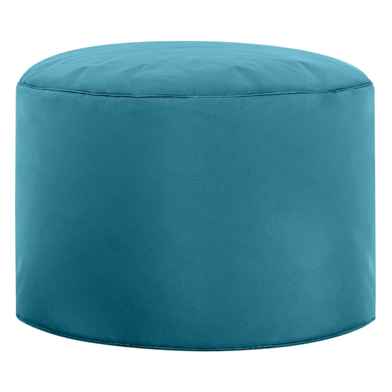 Sitting Point Oxford Fabric Brava Pouf Ottoman Bean Bag - Turquoise