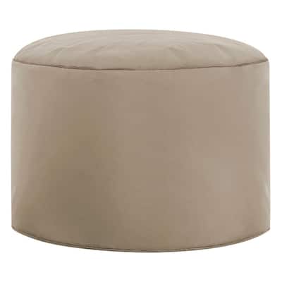 Sitting Point Oxford Fabric Brava Pouf Ottoman Bean Bag