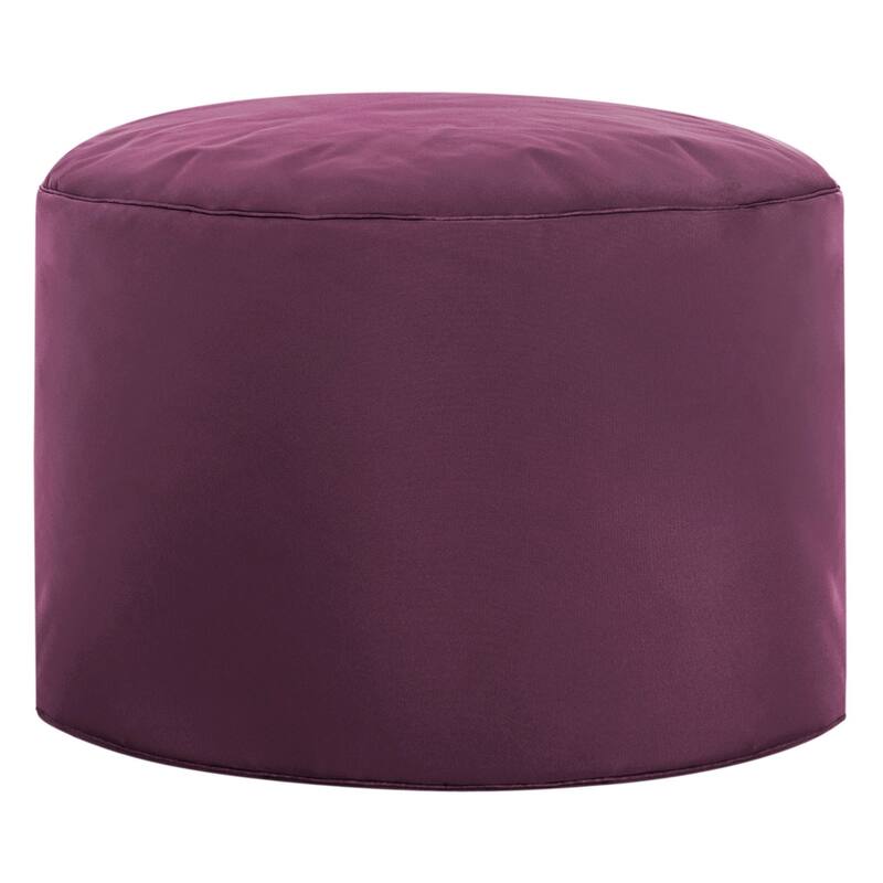 Sitting Point Oxford Fabric Brava Pouf Ottoman Bean Bag - Purple