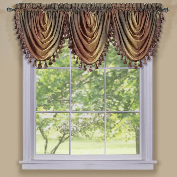 Achim Ombre Waterfall Window Curtain Valance 46x42 Bed Bath   Ombre Window Curtain Waterfall Valance Df98fd12 3507 4309 A72f 2bc4b2903552 600 