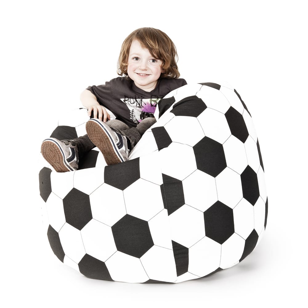 Sitting Point Oeko Tex Certified Cotton Fussball Extra Large Bean Bag Sitting Point Oeko Tex Certified Cotton Fussball Extra Large Bean Bag