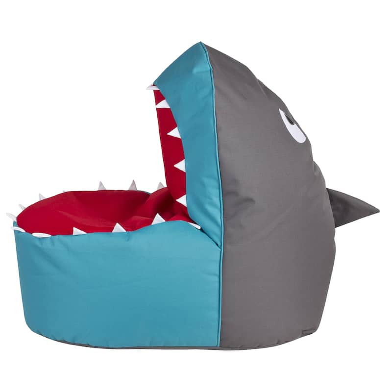 Sitting Point Oxford Fabric Shark Brava Multicolor Polytex/ Polystyrene Bean Bag