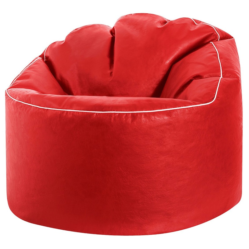 Sitting Point Faux Leather Tube Cozy Extra Large Bean Bag
