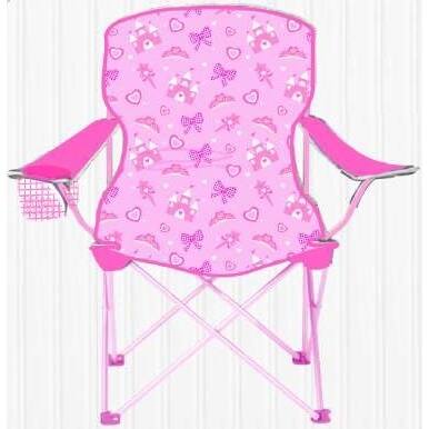 Sizzlin Cool Princess Pink Metal Children Foldable Camping Chair