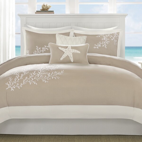 Harbor House Coastline Khaki Cotton Duvet Cover Set