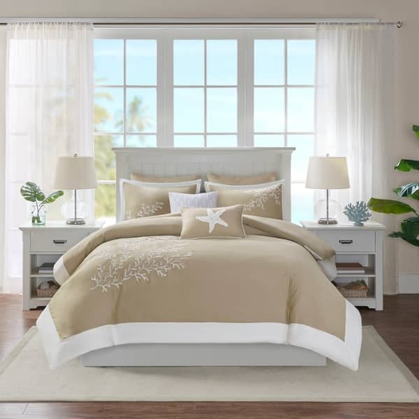 Shop Harbor House Coastline Khaki Cotton Duvet Cover Set