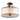 Kichler Lighting Lacey Collection 3-light Mission Bronze Semi-Flush Mount